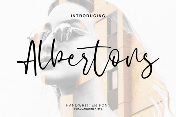 Albertons Script: The Crafting Font That Feels Like Hand-Lettered Joy