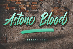 Astone Blood: Urban Handwritten Font