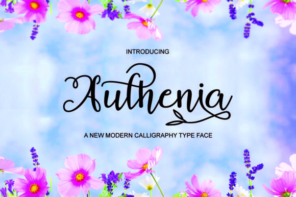 Authenia: Elegant Playfulness in Typography