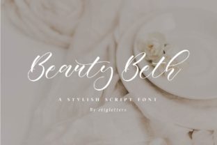 Beauty Beth: A Stylish Script Font with Elegant Swashes