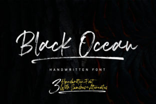 Black Ocean: Where Typographic Boldness Meets Functional Clarity
