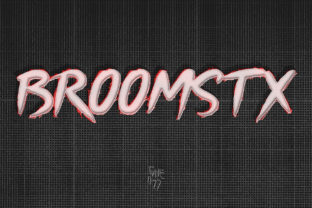 Broomstx: A Handwritten Font with Real Personality