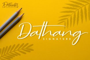 Dathang: A Modern Script Font for Branding and Design