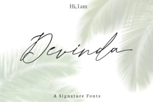 Devinda Font: Where Contemporary Elegance Meets Authentic Handwritten Charm
