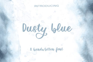 Dusty Blue: The Handwritten Font That Adds Warmth and Personality