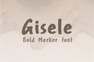 Gisele: A Bold Handwritten Font That Elevates Your Design Work