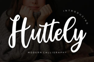 Huttely: A Modern Script Font That Feels Human