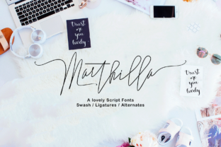 Marthilla: A Handwritten Font for Expressive Typography