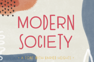 Modern Society: A Handwritten Font That Fits Real Workflows