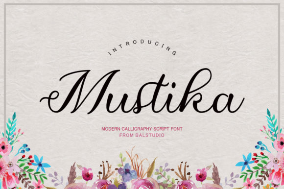 Mustika: Elevating Design Projects with Elegant Swashes and Cool Clarity