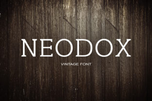 Neodox: A Bold, Fun Serif Font