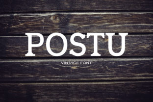 Postu: A Bold Serif with Distinctive Presence