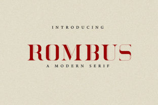 Rombus: The Serif Font That Anchors Design with Quiet Confidence