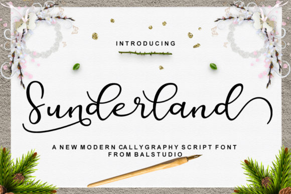 Sunderland: A Playful Script Font That Delivers Romance—Without the Rendering Headaches