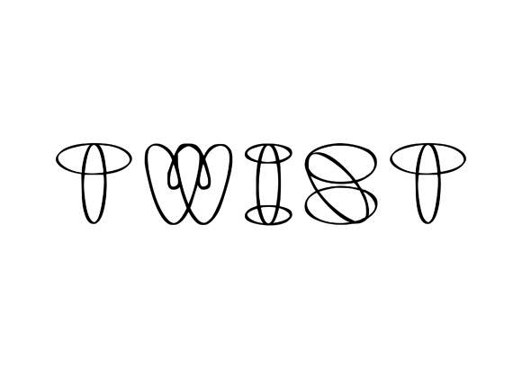 Twist: A Thin, Playful Font for Experimental Design